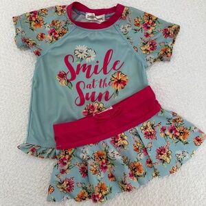 Dreamwave Bathing Suit top & skort